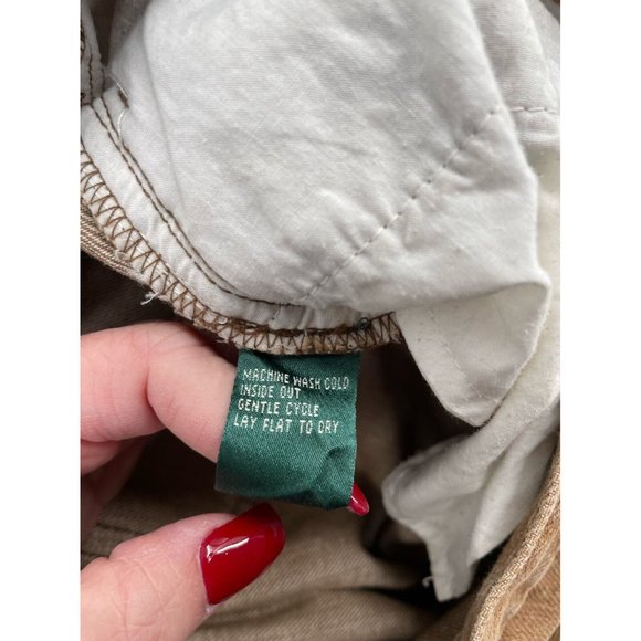 Lauren‎ Jeans Co Ralph Lauren Bootcut Jeans Studs on Side Women's Size 16 Khaki - Picture 4 of 8